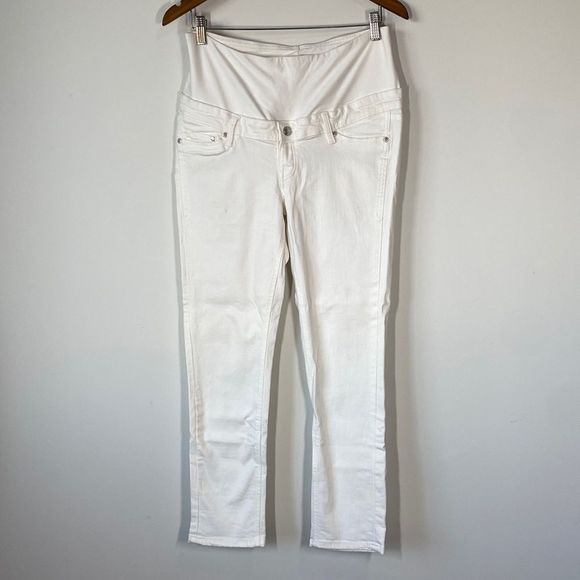 H&M &denim maternity jeans Sz 6 - Picture 1 of 8